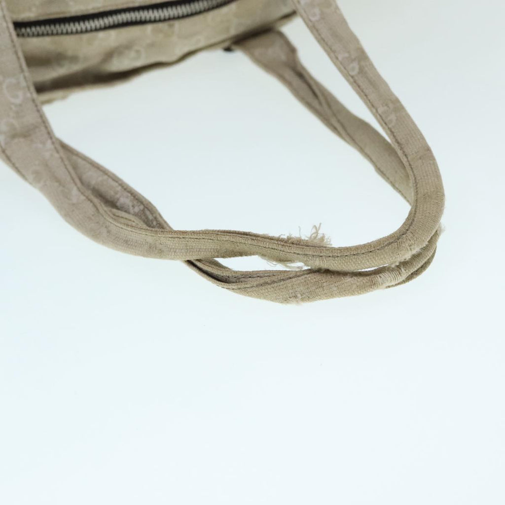 GUCCI GG Canvas Tote Bag Beige 283416 90475