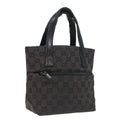 GUCCI GG Canvas Hand Bag Black Silver 002 1079 90476