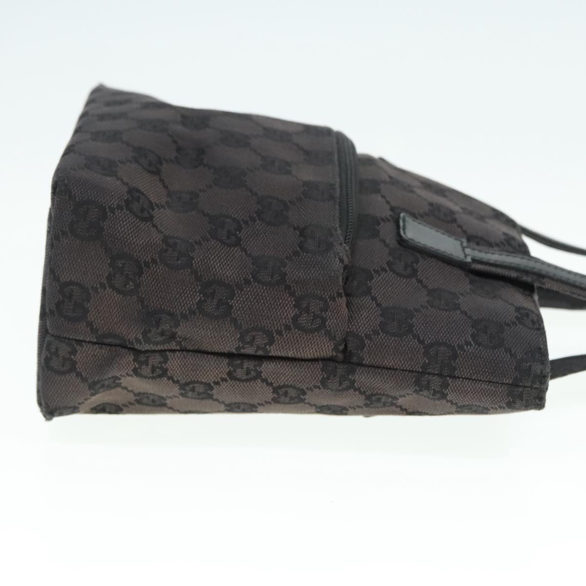 GUCCI GG Canvas Hand Bag Black Silver 002 1079 90476