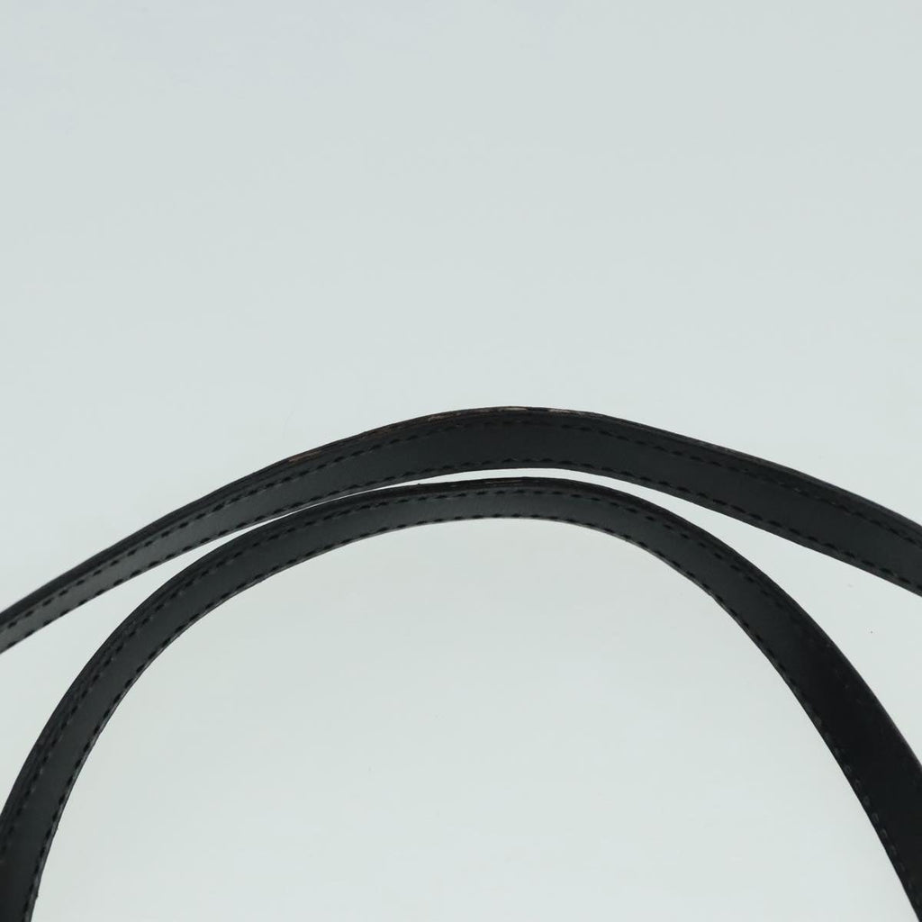 GUCCI GG Canvas Tote Bag Black Silver 90477