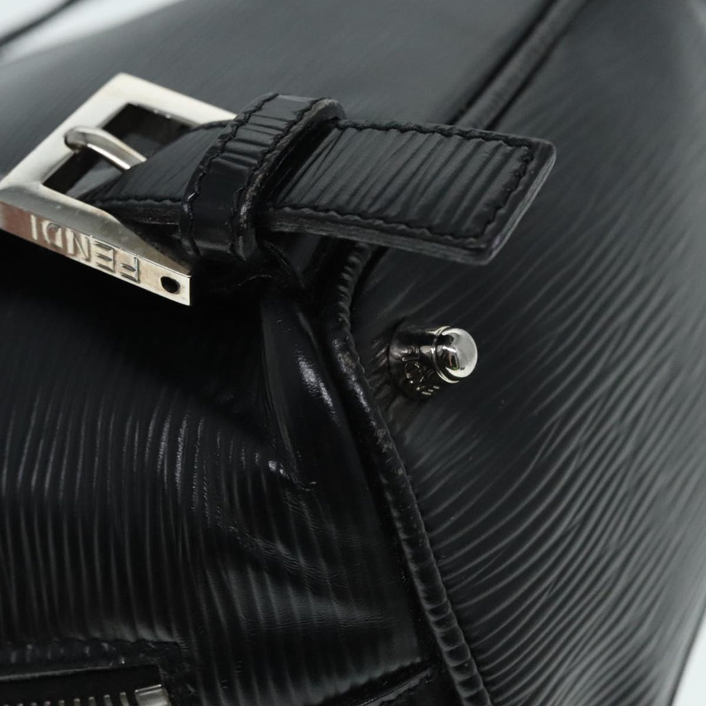 FENDI Backpack Leather Black 90504