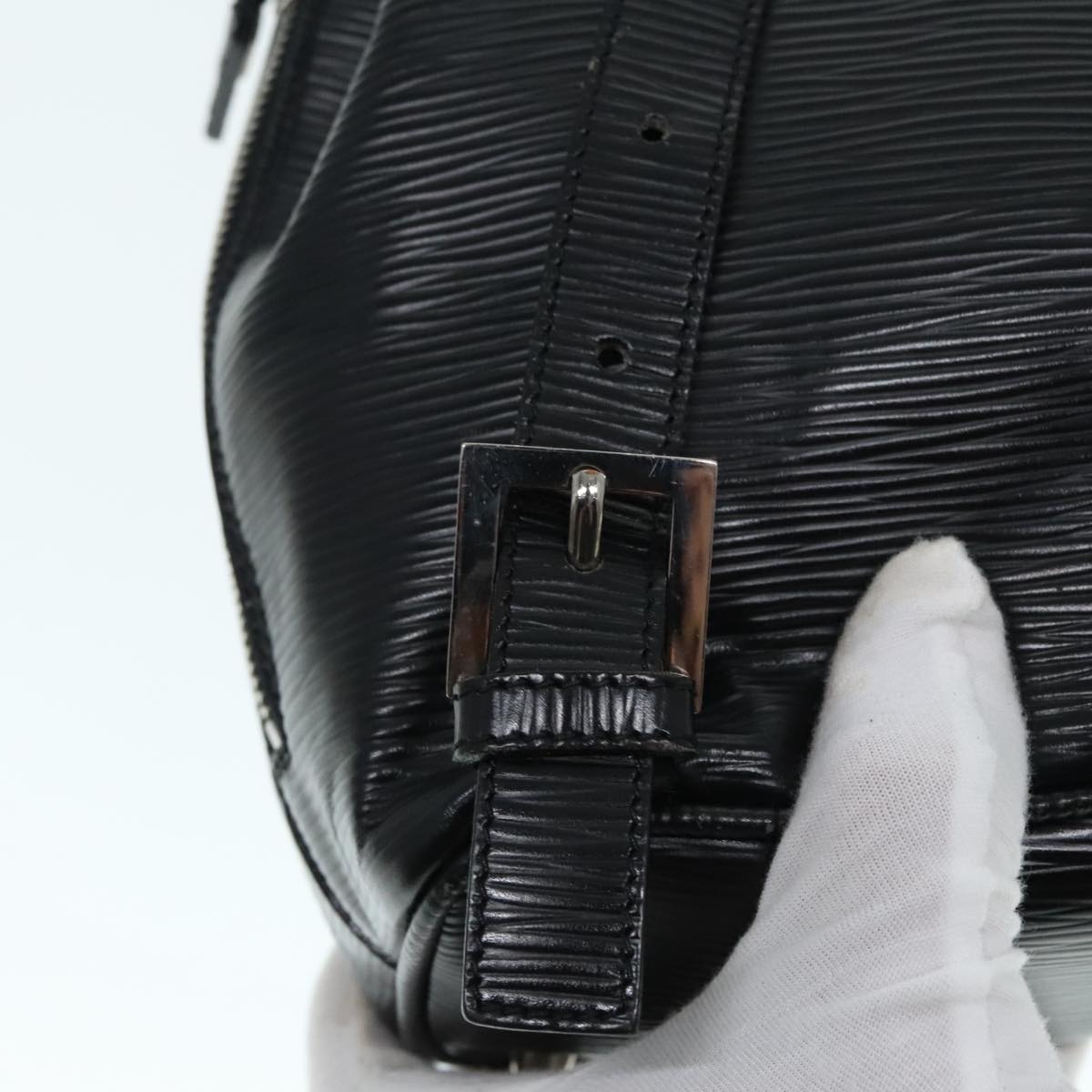 FENDI Backpack Leather Black 90504