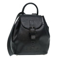 FENDI Backpack Leather Black 90504