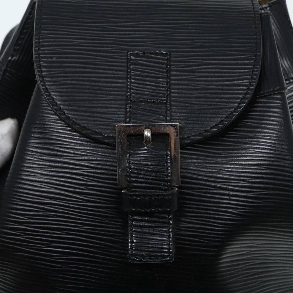 FENDI Backpack Leather Black 90504