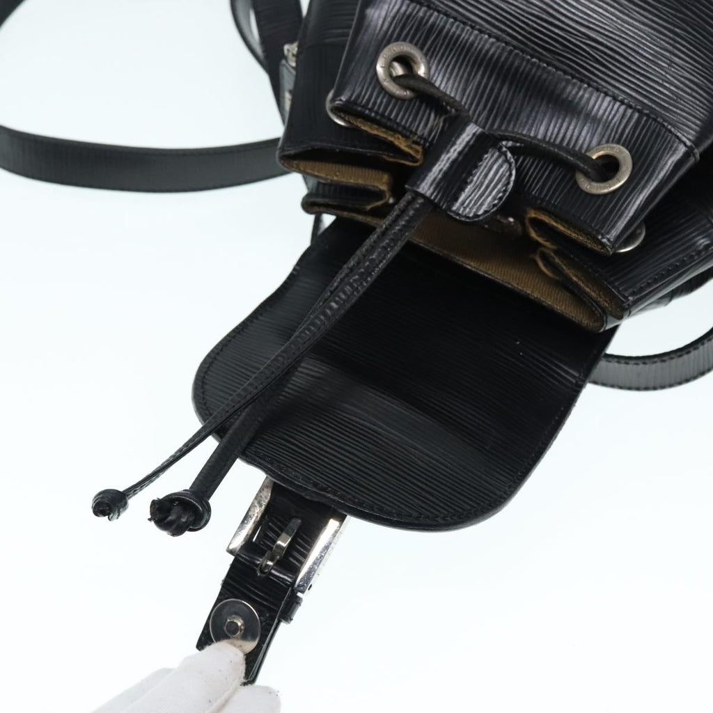 FENDI Backpack Leather Black 90504
