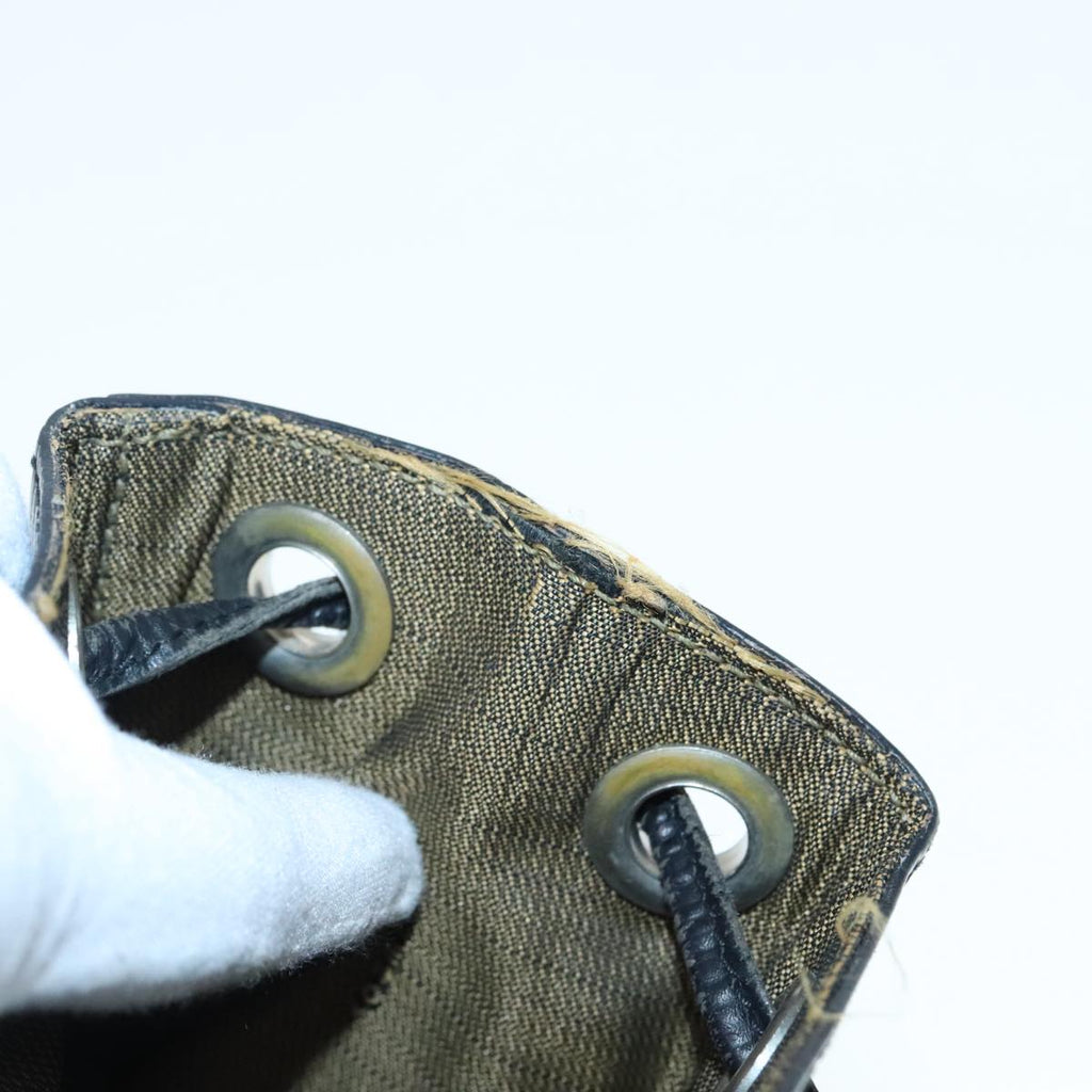 FENDI Backpack Leather Black 90504