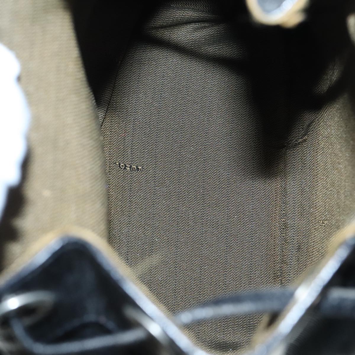 FENDI Backpack Leather Black 90504