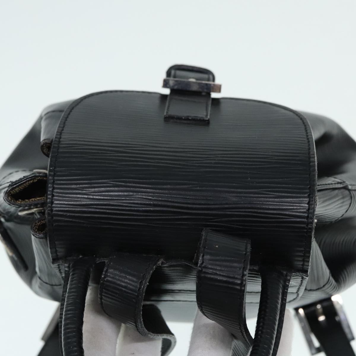 FENDI Backpack Leather Black 90504
