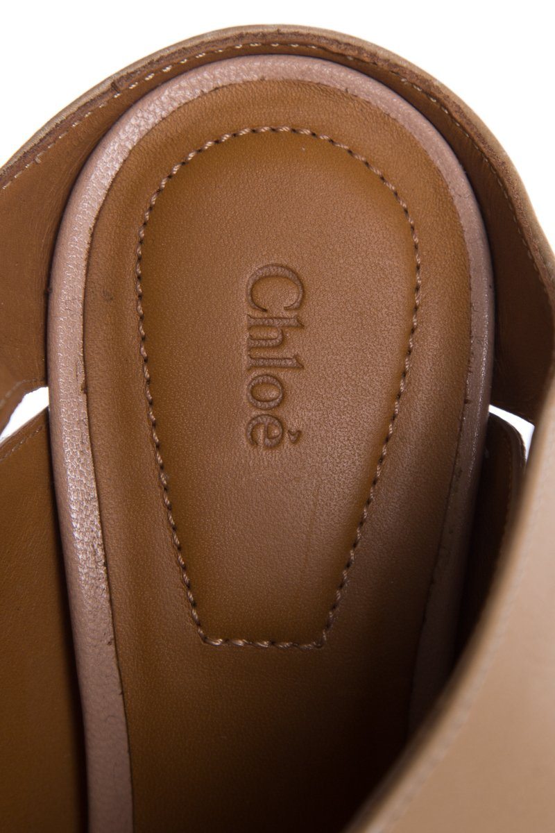 ChloÃƒÆ’Ã‚Â© Light Mauve Leather Sandals SZ 36