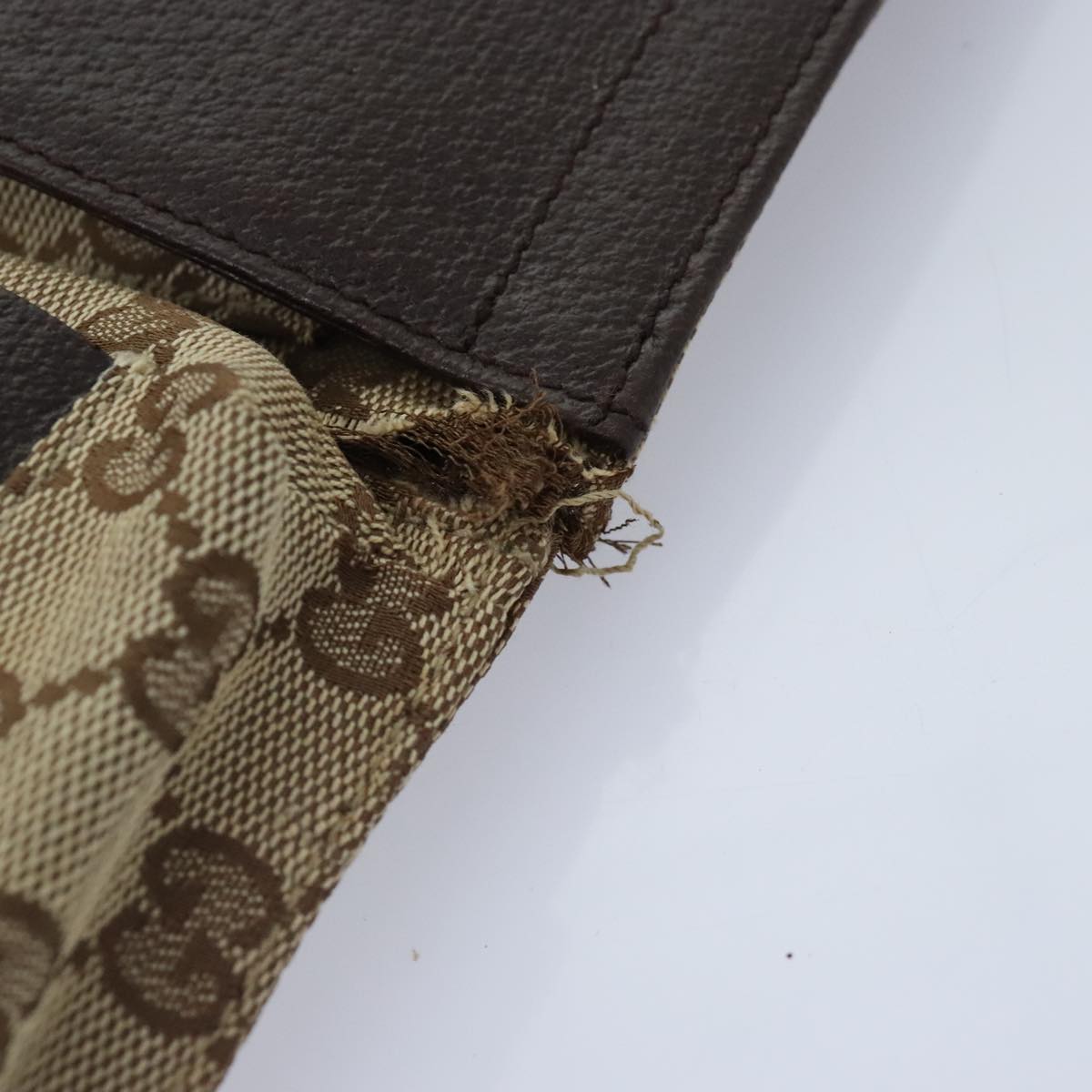 GUCCI GG Canvas Web Sherry Line Waist bag Beige Brown Silver 28566 90580