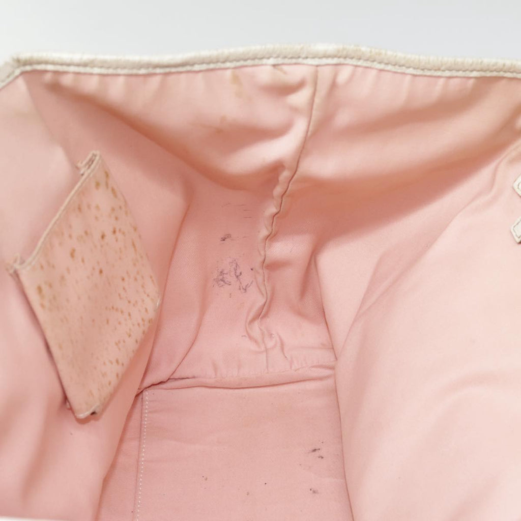GUCCI GG Canvas Sherry Line Tote Bag Pink White gold 139260 90584