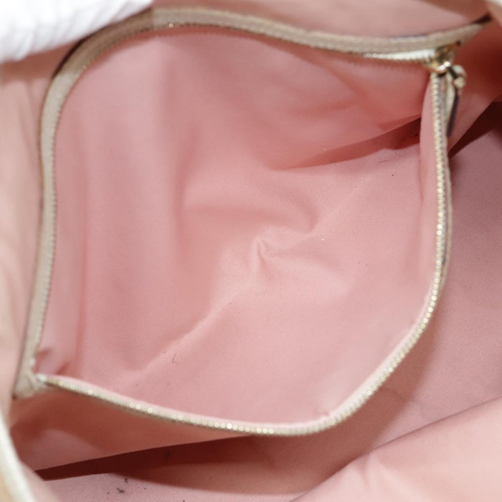 GUCCI GG Canvas Sherry Line Tote Bag Pink White gold 139260 90584