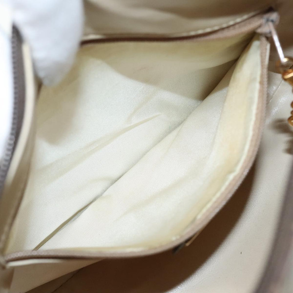 GUCCI GG Supreme Web Sherry Line Shoulder Bag PVC Beige Gold 90590