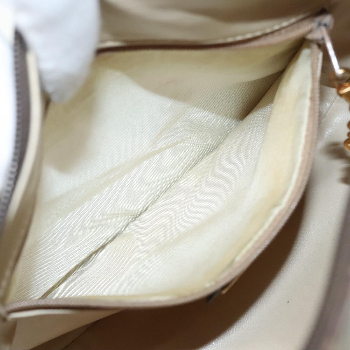 GUCCI GG Supreme Web Sherry Line Shoulder Bag PVC Beige Gold 90590