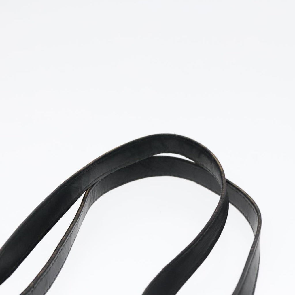 GUCCI GG Canvas Tote Bag Black Silver 31243 90627