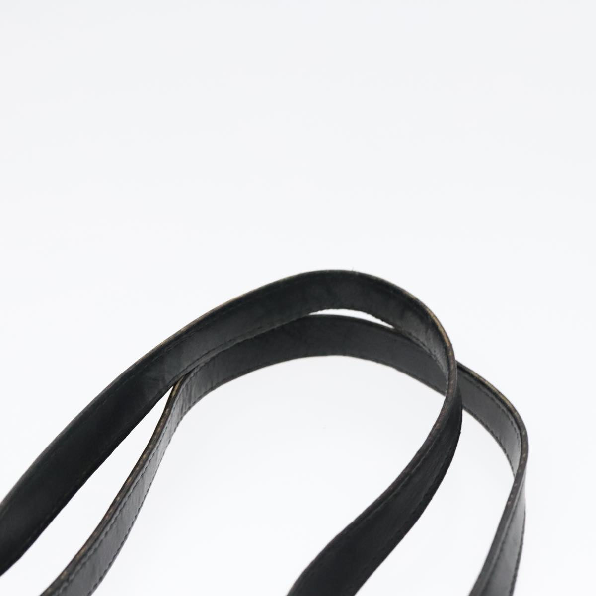 GUCCI GG Canvas Tote Bag Black Silver 31243 90627