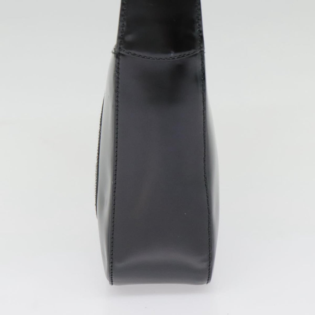 GUCCI Hand Bag Patent Leather Black Silver 007 2046 0249 90643