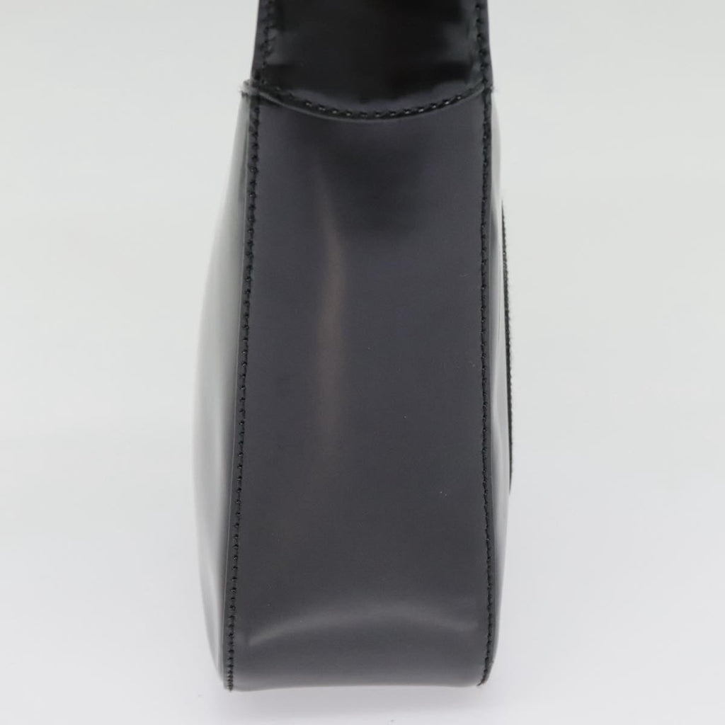 GUCCI Hand Bag Patent Leather Black Silver 007 2046 0249 90643