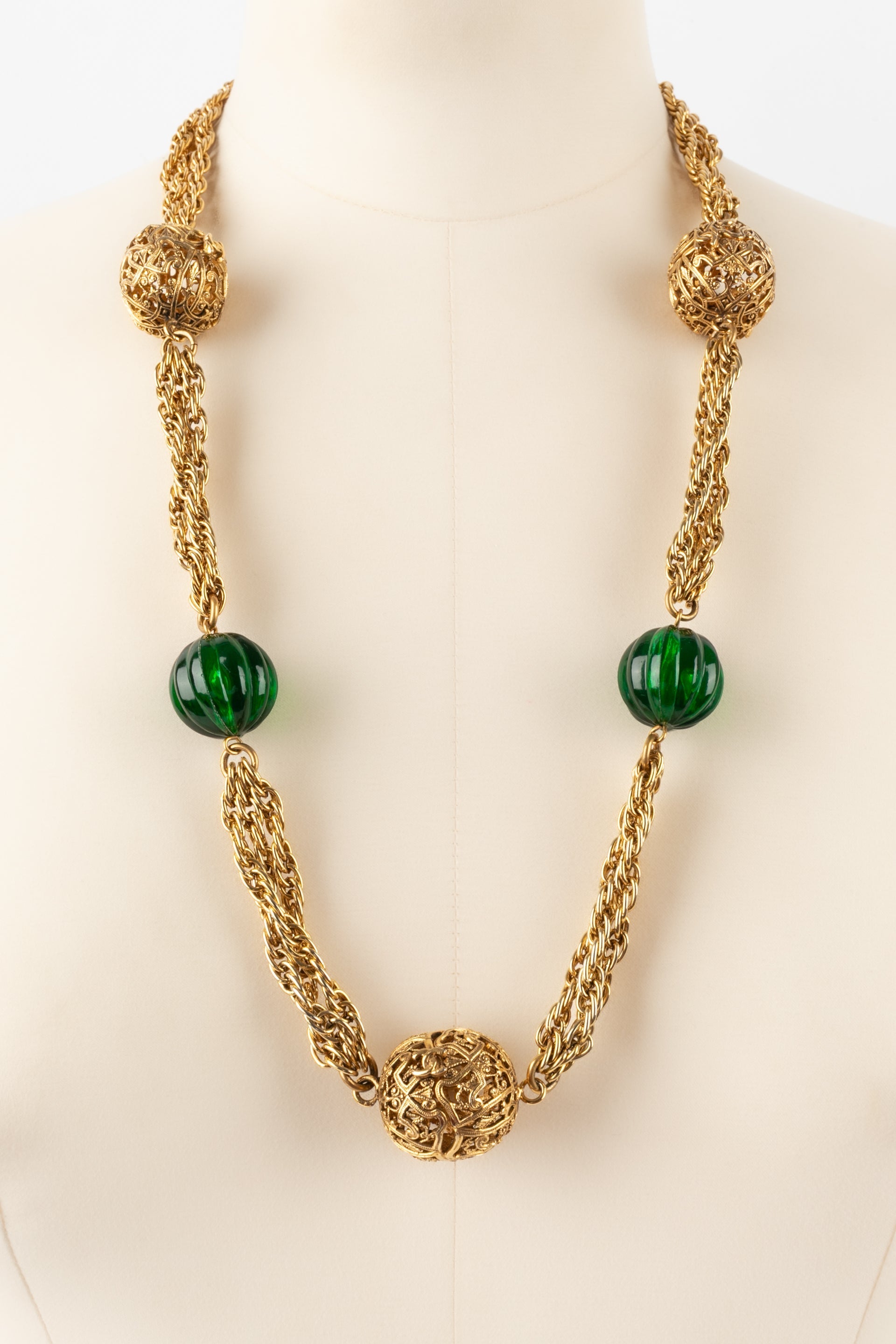 Collier dorÃƒÆ’Ã‚Â© Chanel 1984