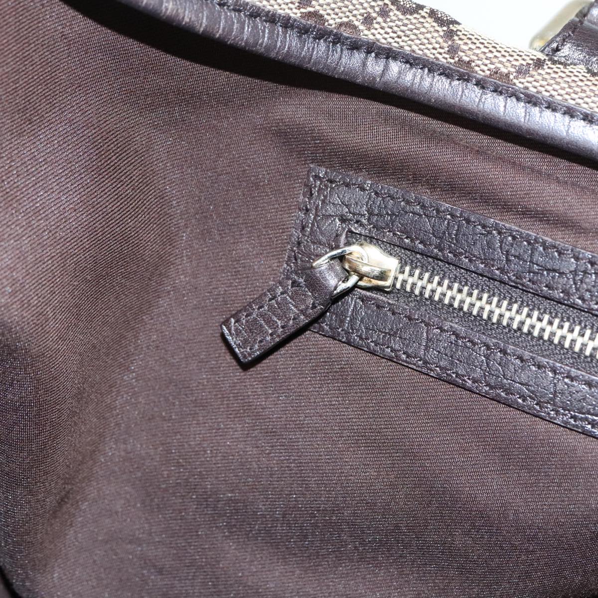 GUCCI GG Canvas Web Sherry Line Tote Bag Beige Gold 139260 90669