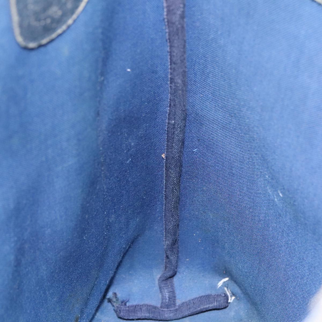 GUCCI GG Supreme Sherry Line Tote Bag PVC Leather Navy 40.02.003 90681