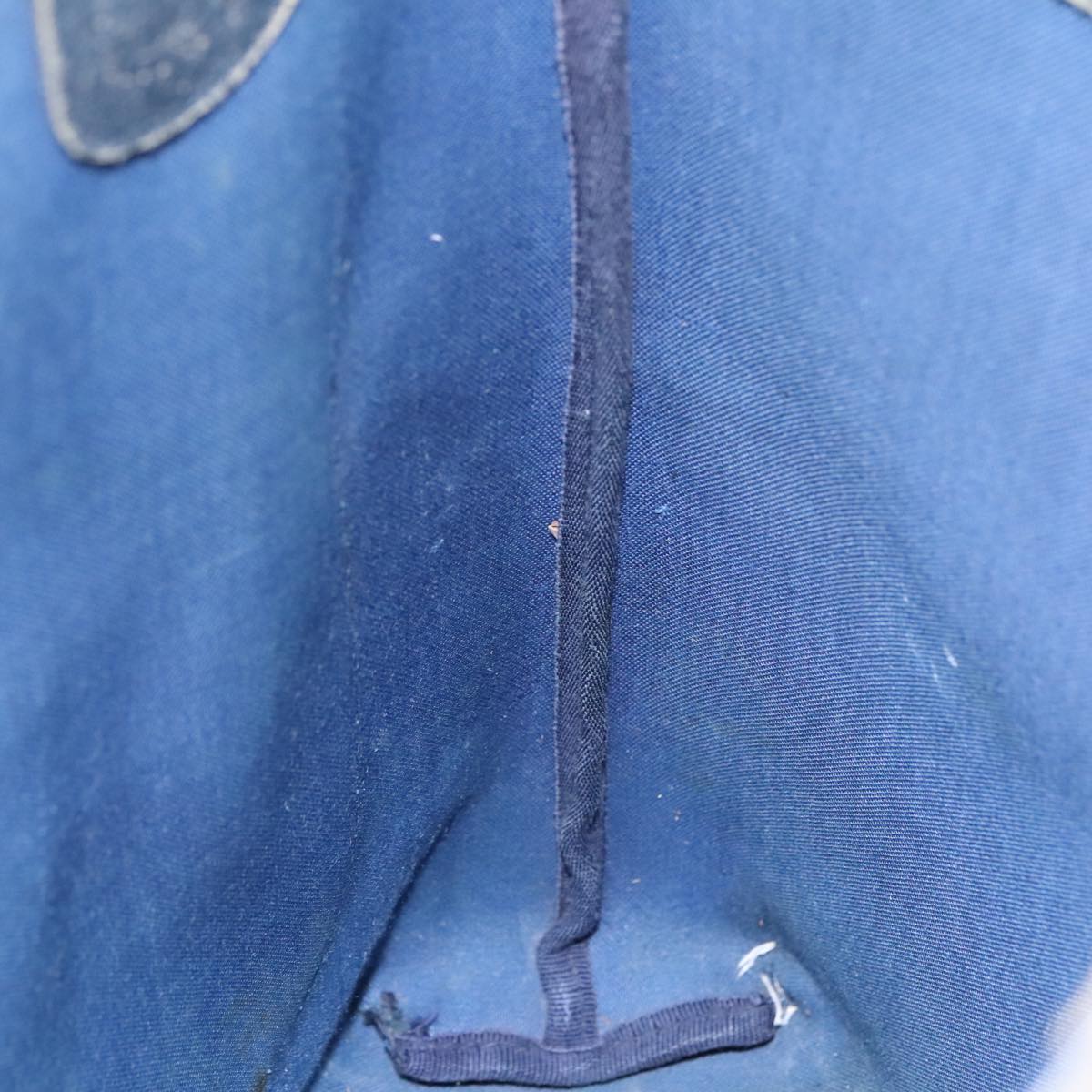 GUCCI GG Supreme Sherry Line Tote Bag PVC Leather Navy 40.02.003 90681