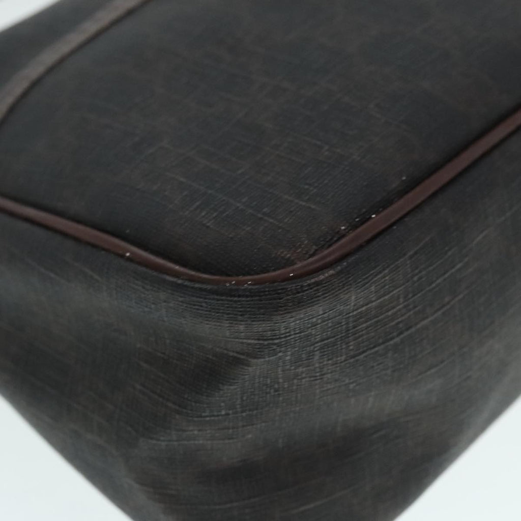 GUCCI GG Canvas Hand Bag Black Gold 190258 90689