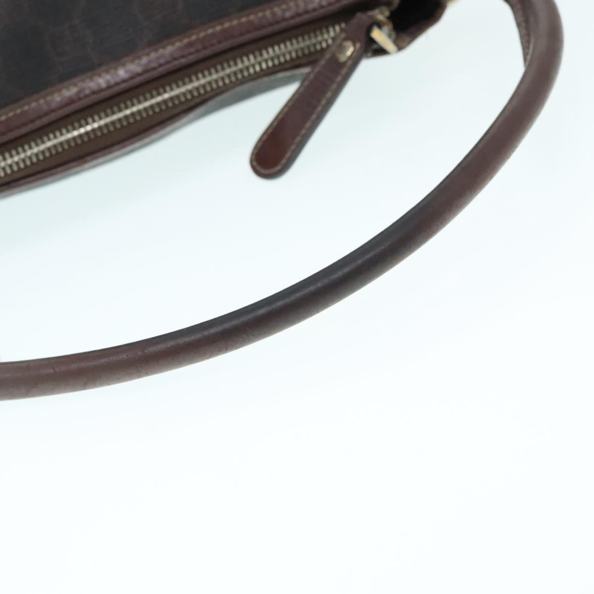 GUCCI GG Canvas Hand Bag Black Gold 190258 90689