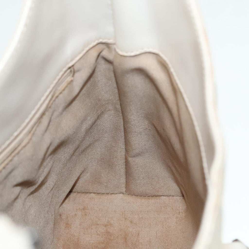 GUCCI GG Canvas Jackie Shoulder Bag Beige Silver 001 3876 90716