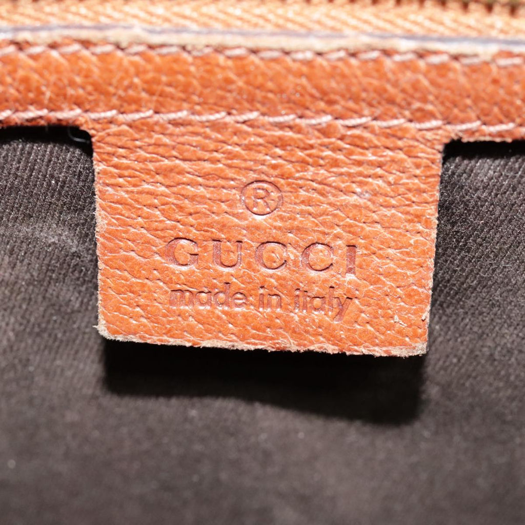 GUCCI GG Canvas Shoulder Bag Beige 90726