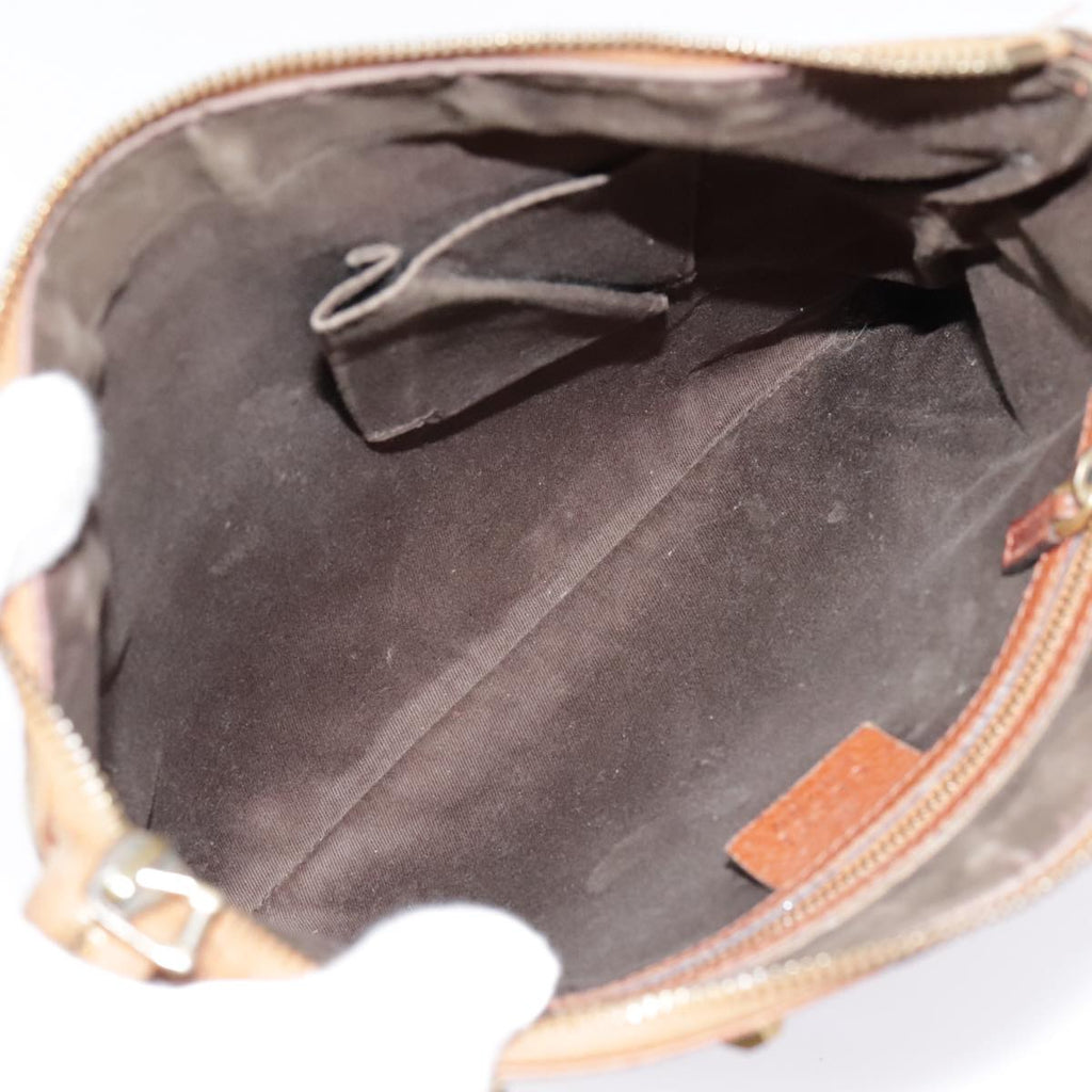 GUCCI GG Canvas Shoulder Bag Beige 90726
