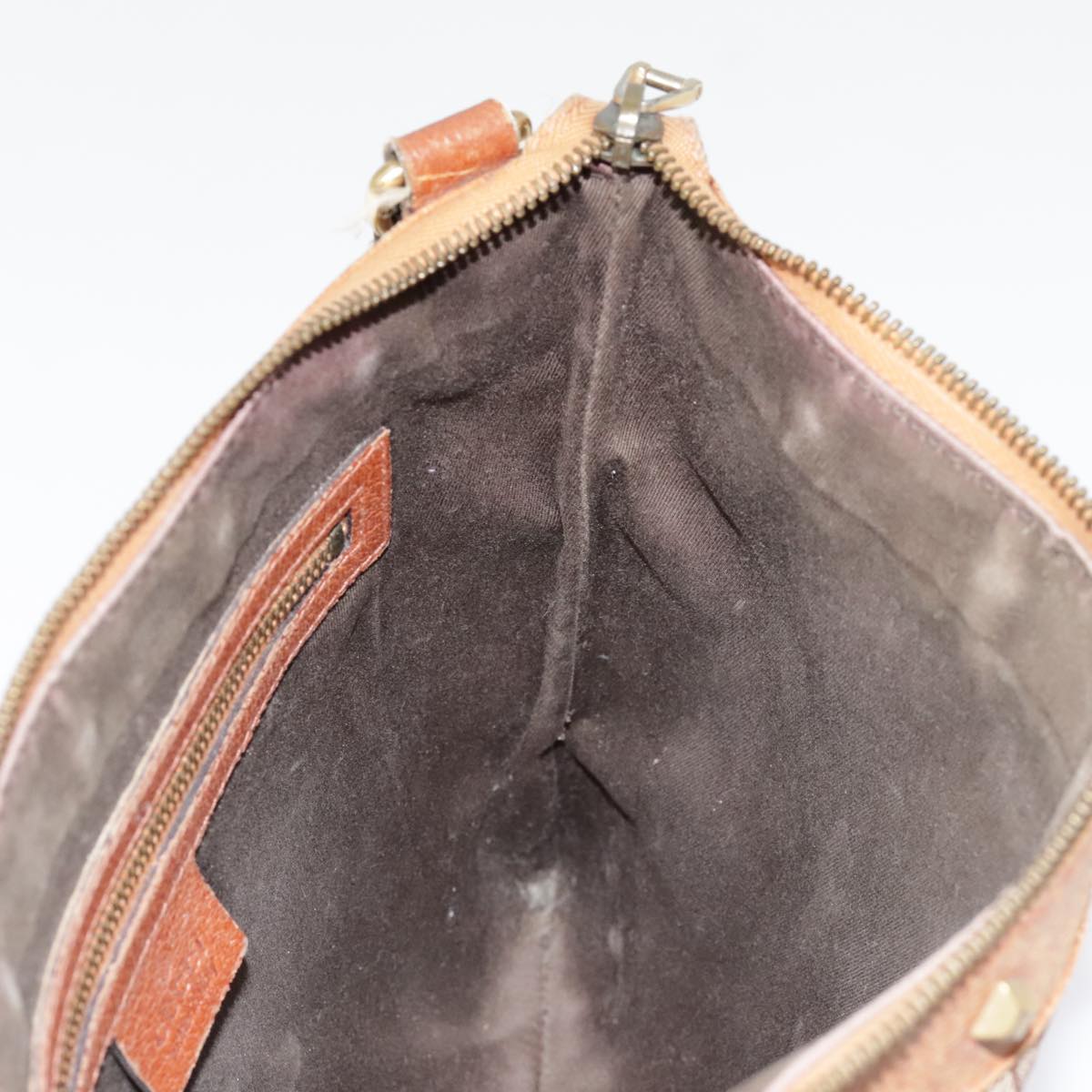 GUCCI GG Canvas Shoulder Bag Beige 90726