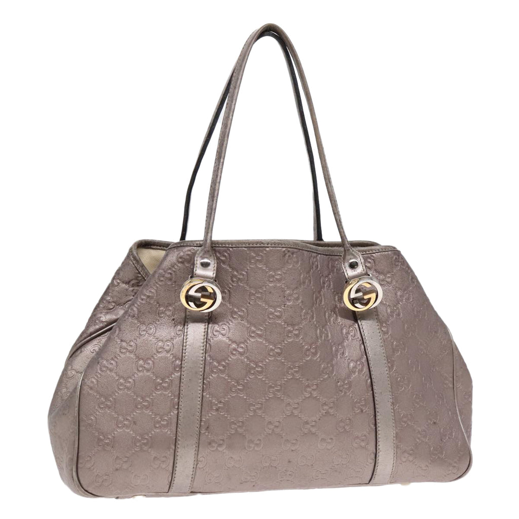 GUCCI Guccissima GG Canvas GG Twins Tote Bag Leather Pink 90766