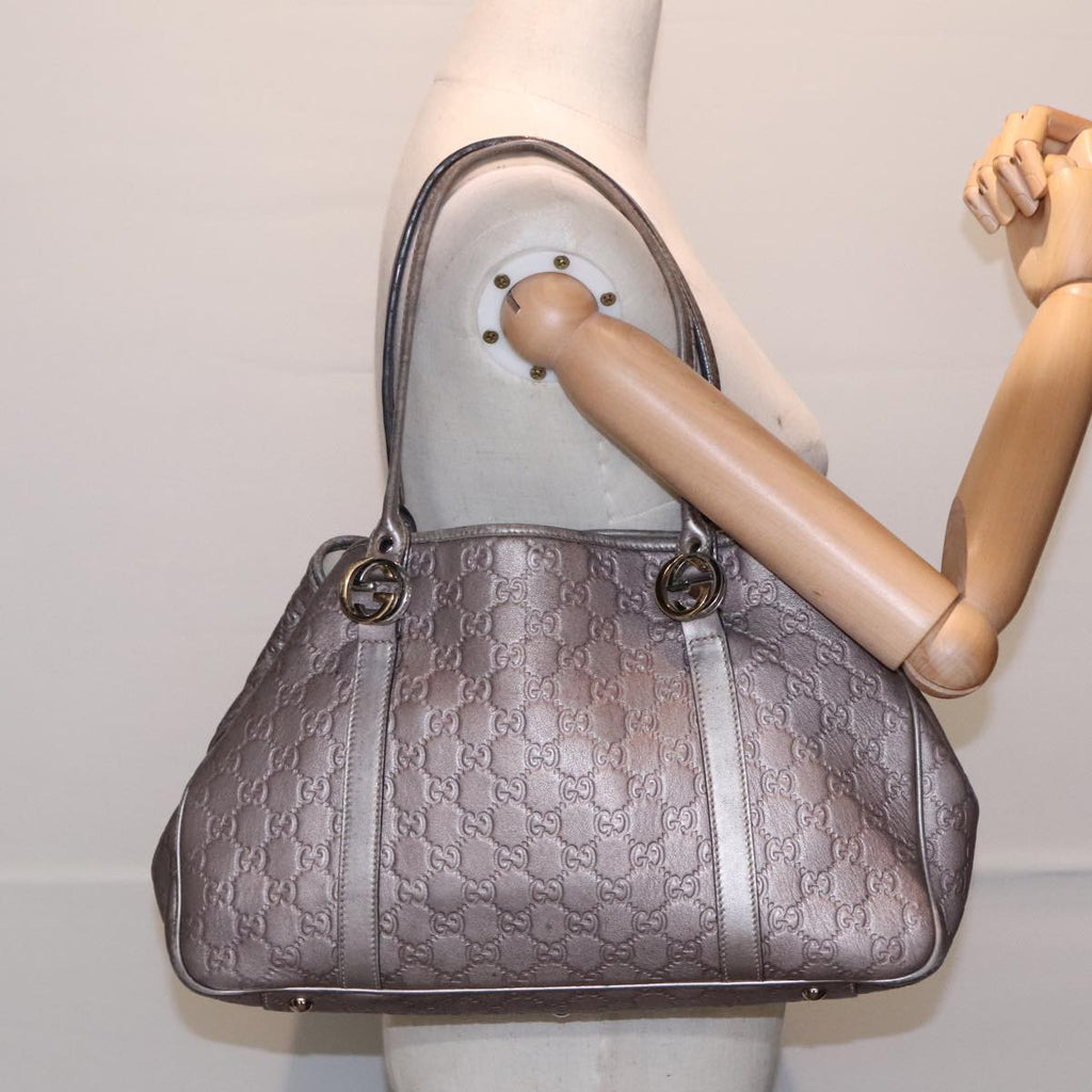 GUCCI Guccissima GG Canvas GG Twins Tote Bag Leather Pink 90766