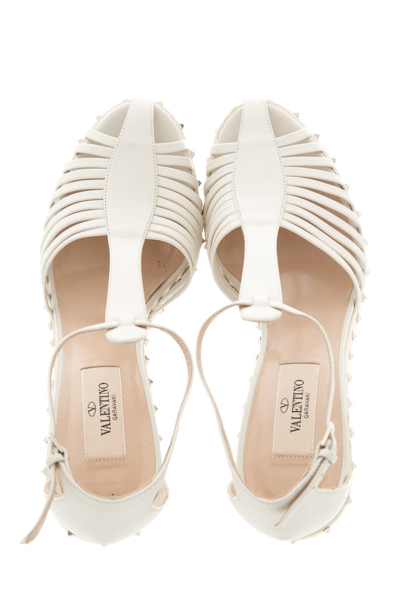 Valentino Garavani Rockstud Beige Heels SZ 38