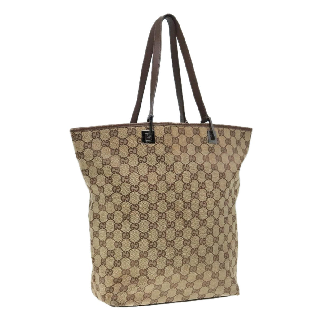 GUCCI GG Canvas Tote Bag Beige 90793