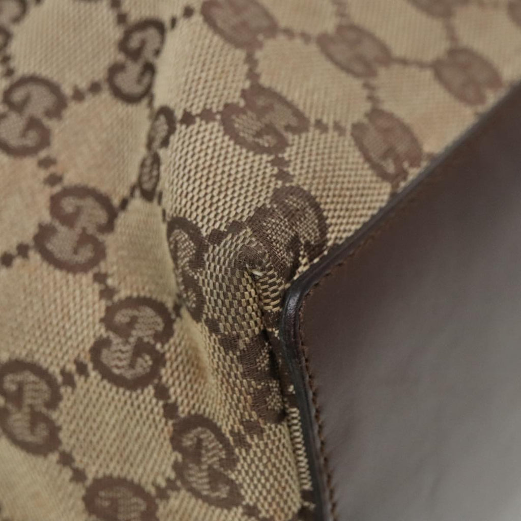 GUCCI GG Canvas Tote Bag Beige 90793