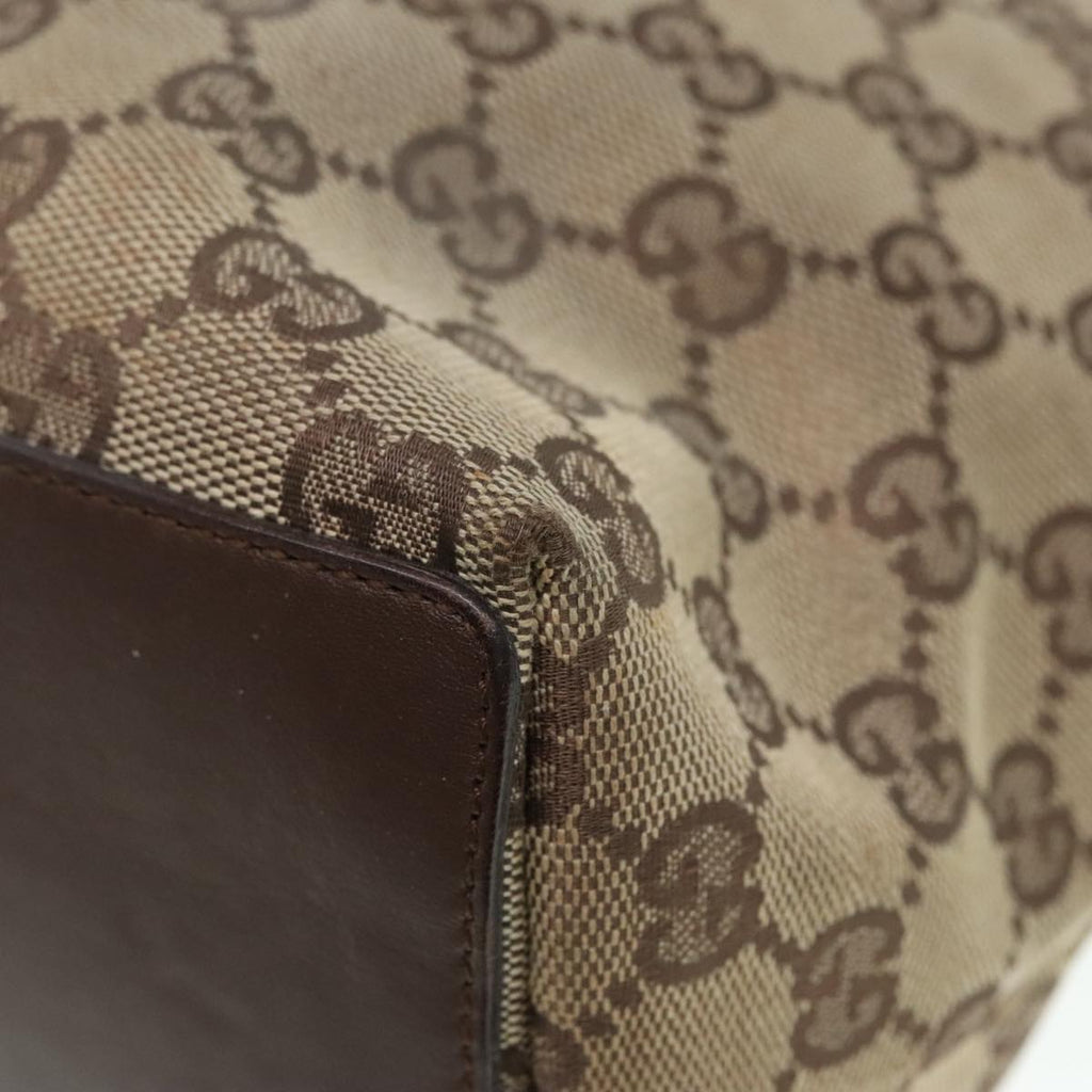 GUCCI GG Canvas Tote Bag Beige 90793