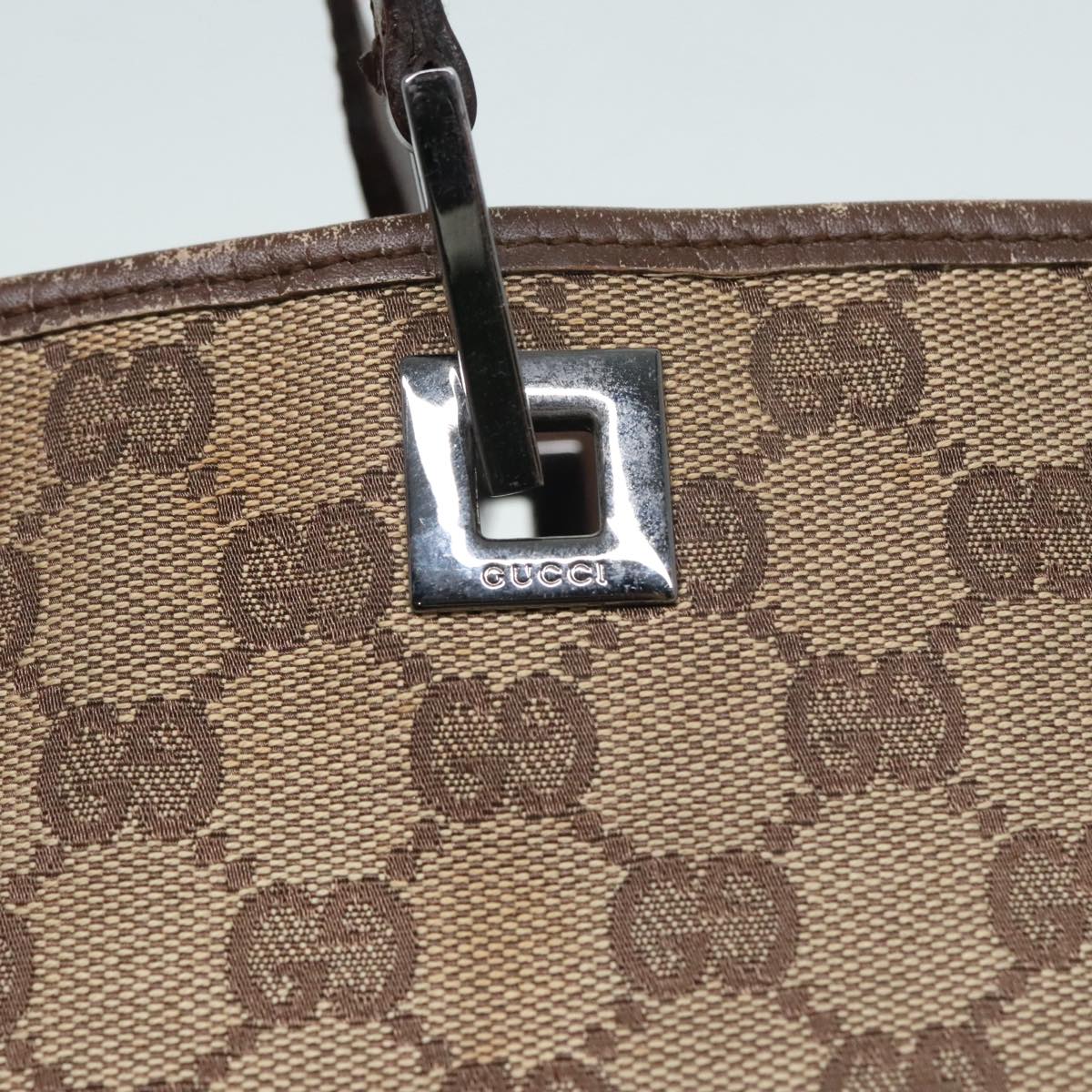 GUCCI GG Canvas Tote Bag Beige 90793