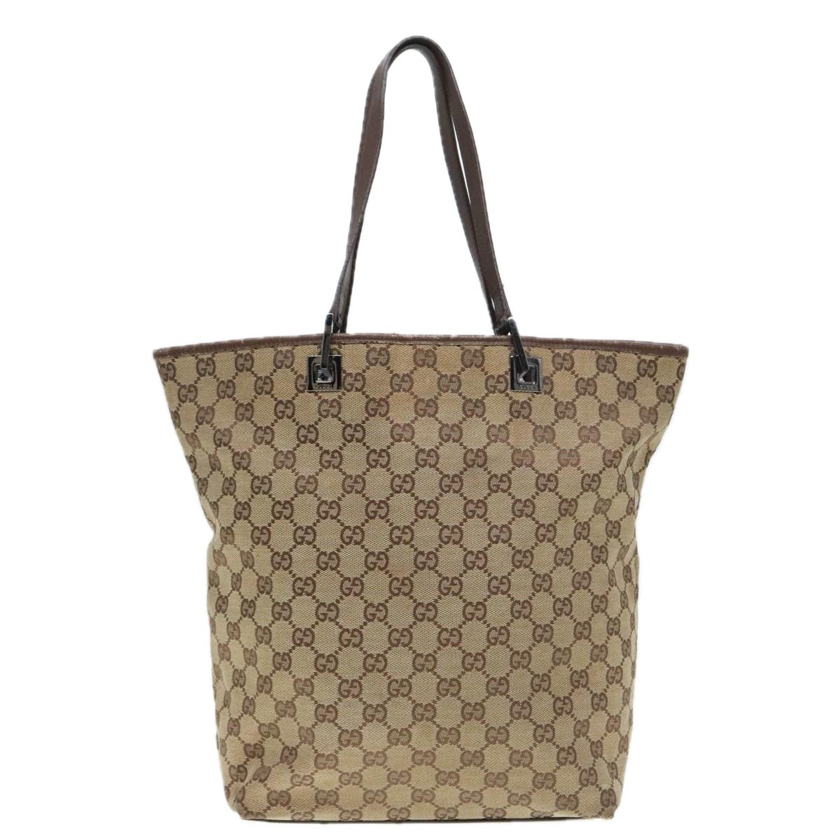 GUCCI GG Canvas Tote Bag Beige 90793