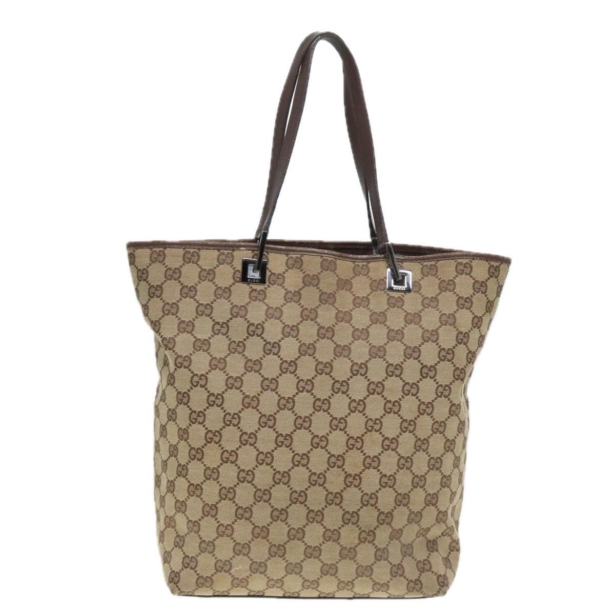 GUCCI GG Canvas Tote Bag Beige 90793