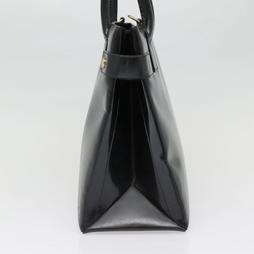 GUCCI Hand Bag Patent leather Black 90794