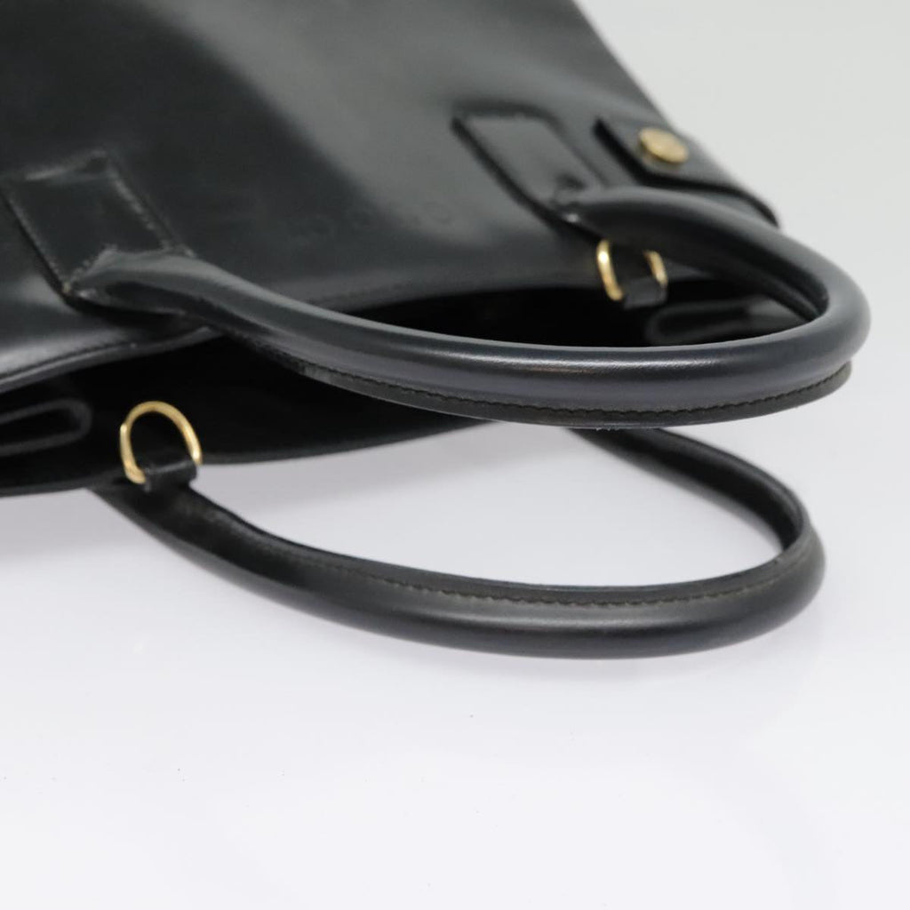 GUCCI Hand Bag Patent leather Black 90794