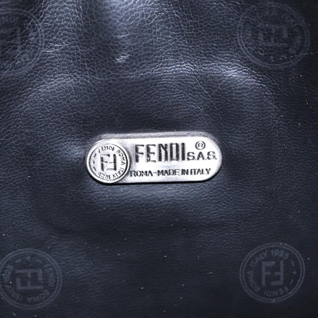 FENDI Clutch Bag PVCCanvas Blue 90806
