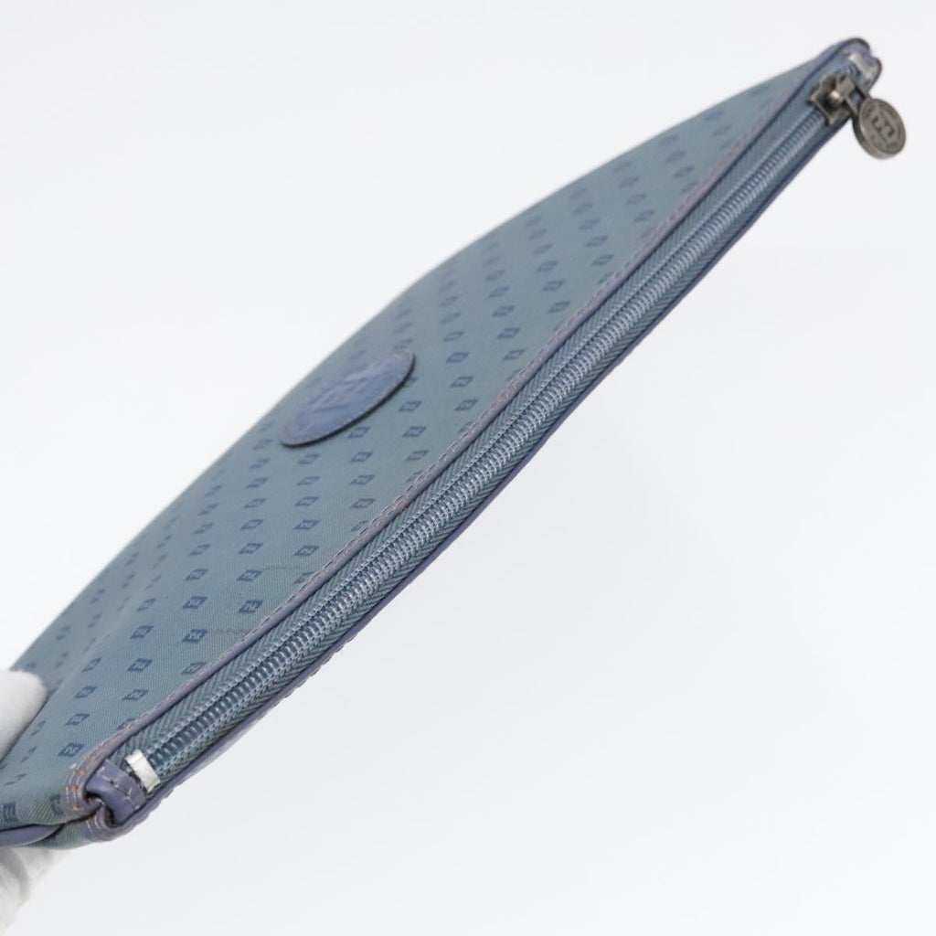 FENDI Clutch Bag PVCCanvas Blue 90806