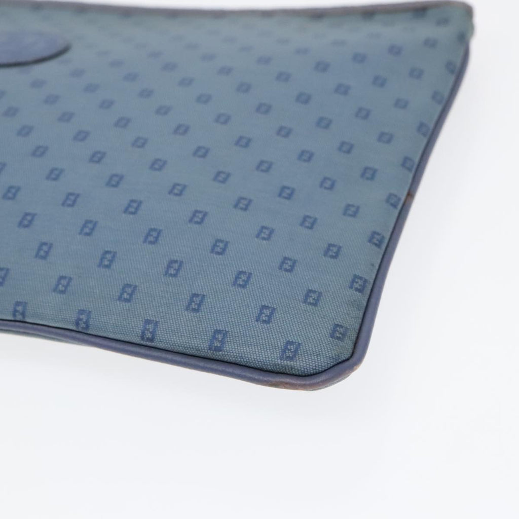 FENDI Clutch Bag PVCCanvas Blue 90806