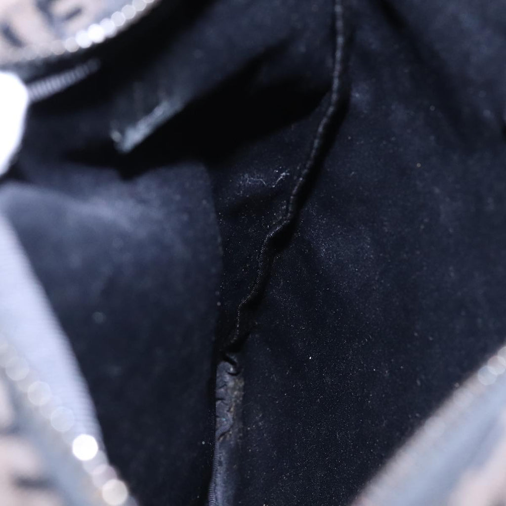 FENDI Zucchino Canvas Tote Bag Dark Brown 90829