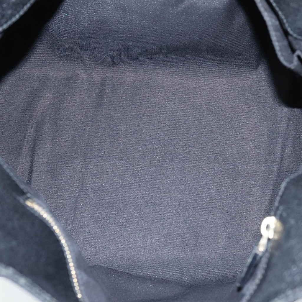 GUCCI GG Canvas Bamboo Hand Bag Black 90867