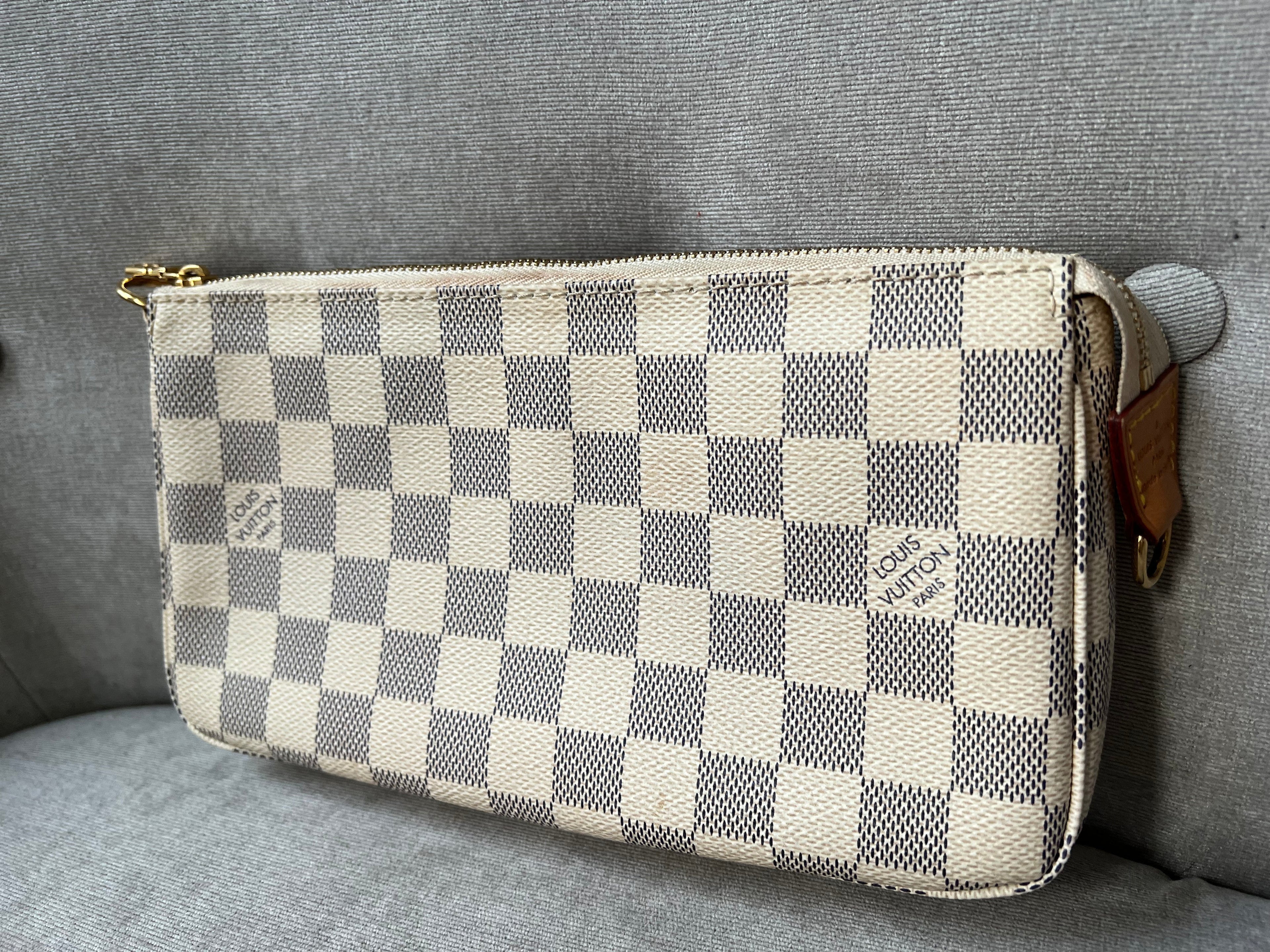 Louis Vuitton Pochette Accessoires Damier Azur (no strap)