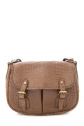 Ralph Lauren Brown Croc Handbag